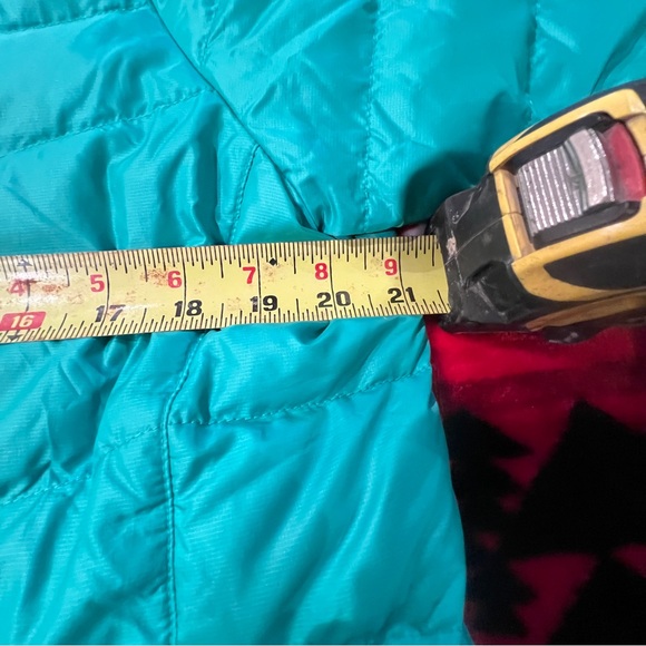 Womens Marmot 700 Fill Duck Down Turquoise Puffer Jacket Size XL - Picture 15 of 16